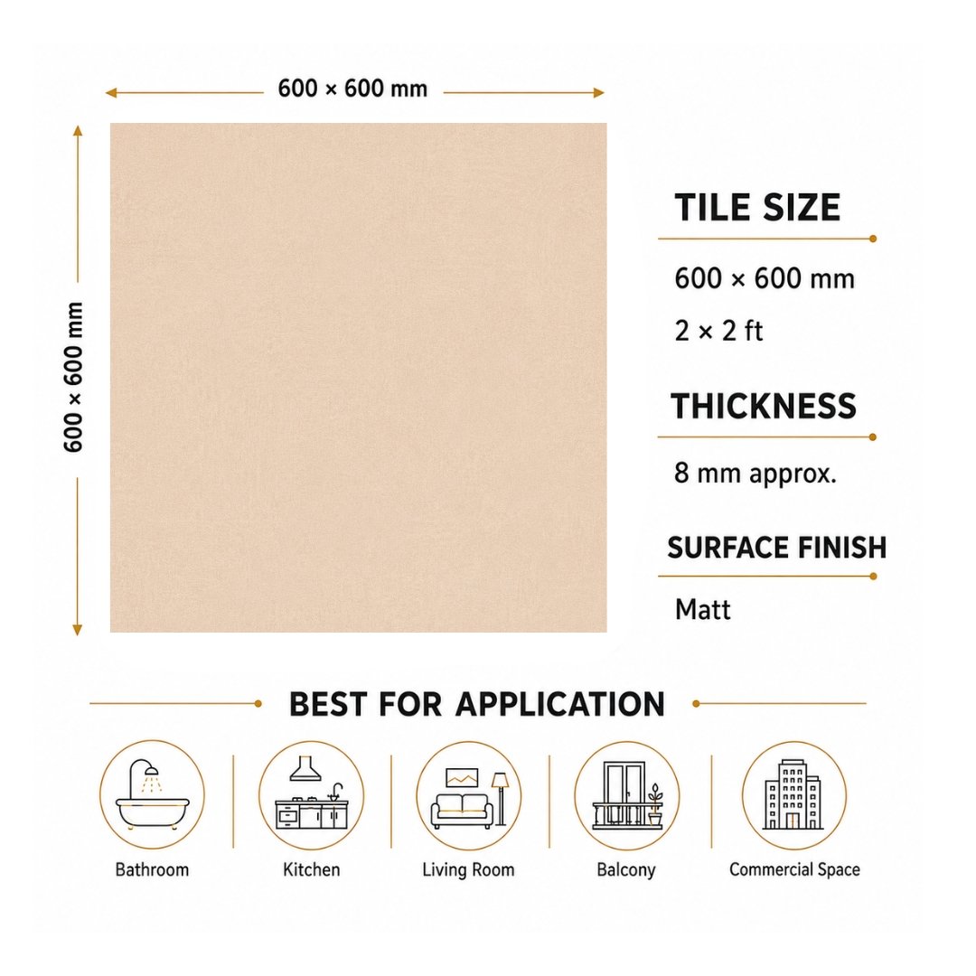 AL 1510 Plain and texture Living Area Tiles - My Home Studio